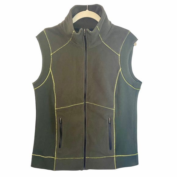Womens Columbia Hunter Green Fleece Zip 